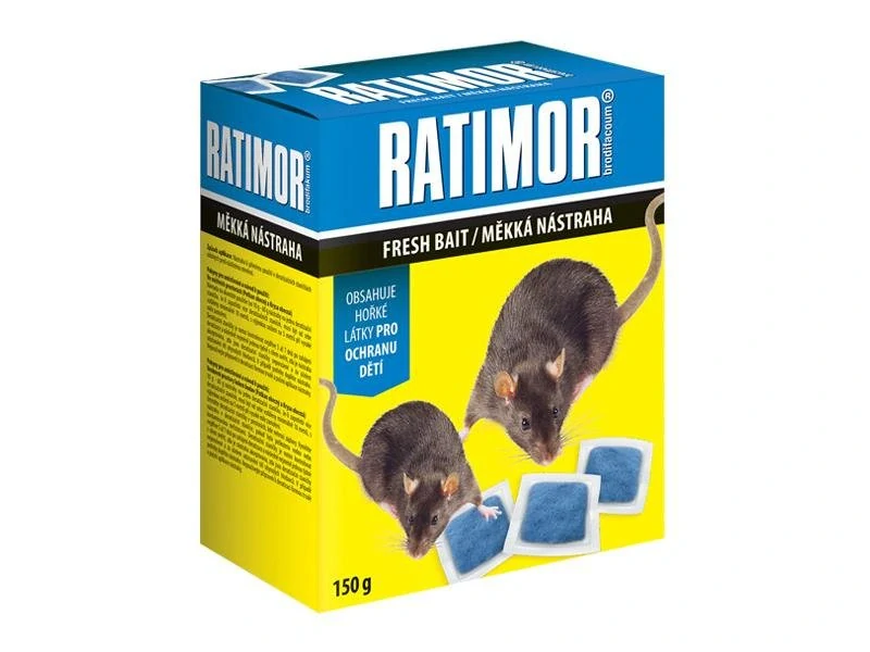 Ratimor Brodifacoum - měkká nástraha 150 g sáček