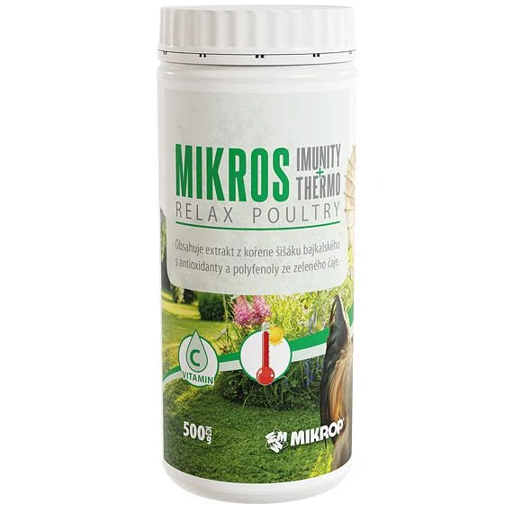 MIKROS - Imunity + Thermo Relax Poultry - Pro podporu imunity drůbeže