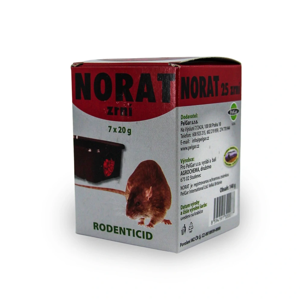 Jed na hlodavce Norat zrní – 140 g