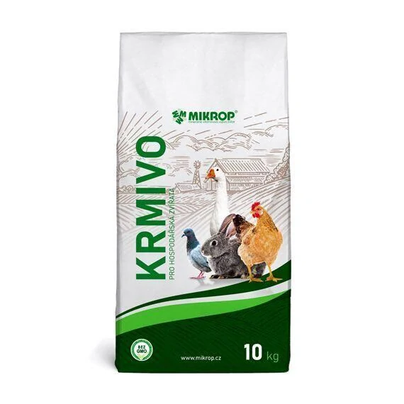 MIKROS - Výkrm drůbeže G - Kompletní granulovaná krmná směs pro důbež 10kg