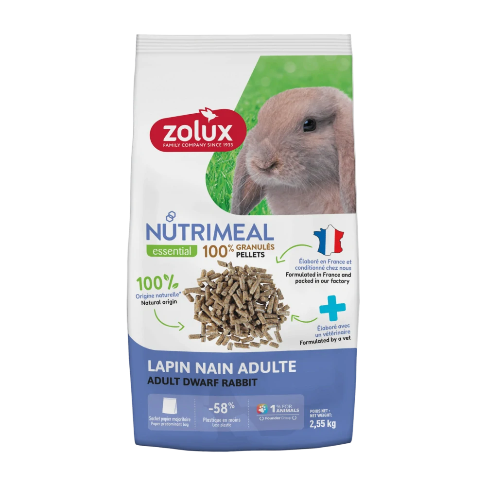 Krmivo pro králíky Adult NUTRIMEAL 2,55kg Zolux