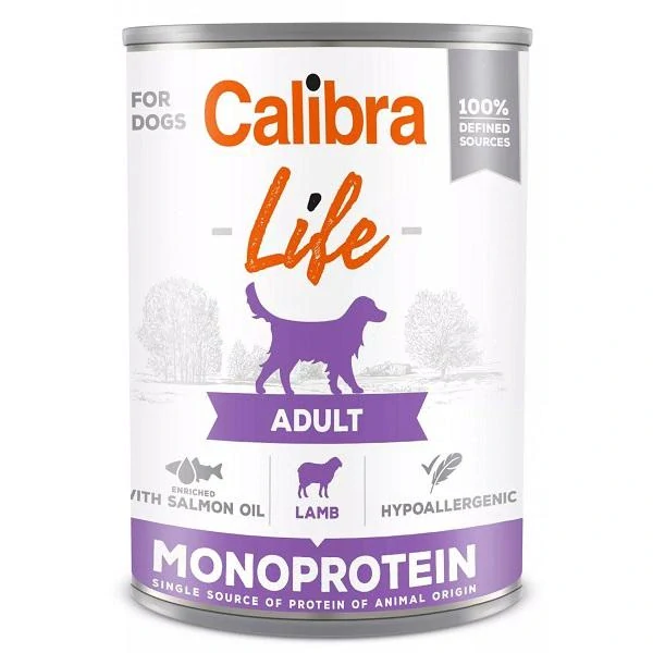 Calibra Dog Life konz.Adult Lamb 400g