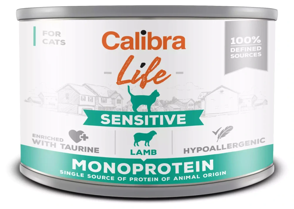Calibra Cat Life konz.Sensitive Lamb 200g