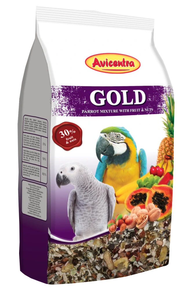 Avicentra Velký papoušek Gold 850g