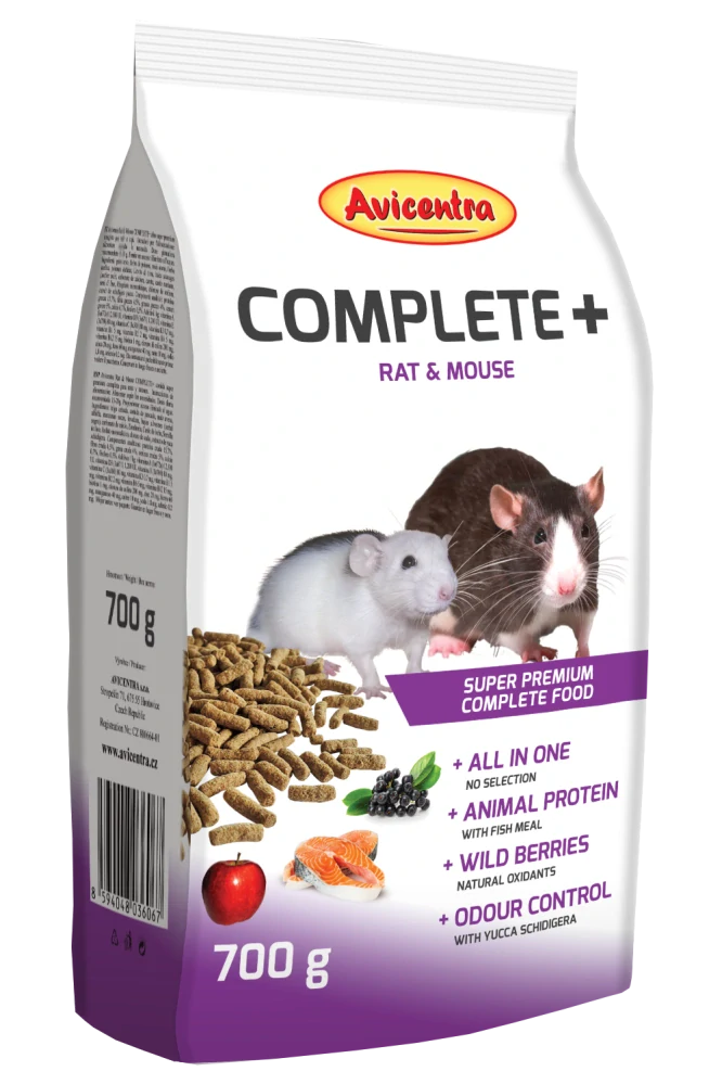Avicentra COMPLETE+ potkan, myš 700g
