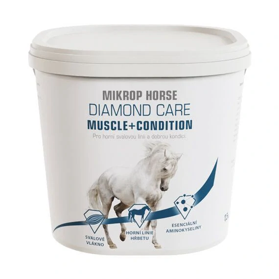 MIKROP Horse - Diamond Care - Muscle + Condition - Pro horní svalovou linii a dobrou kondici
