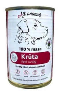 All Animals DOG konz. Krůtí mleté 400g