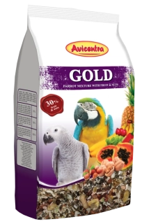 Avicentra Velký papoušek Gold 850g