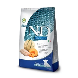 N&D - Ocean - Puppy Mini Codfish & Pumpkin & Melon - Pro štěňata malých plemen